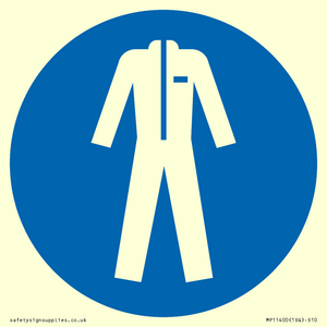 MP11400: Mandatory: Wear protective clothing