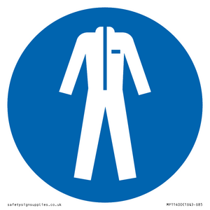 MP11400: Mandatory: Wear protective clothing