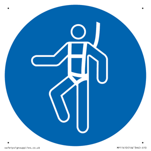 MP11410: Mandatory: Wear a safety harness