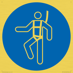 MP11410: Mandatory: Wear a safety harness