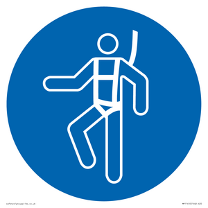 MP11410: Mandatory: Wear a safety harness