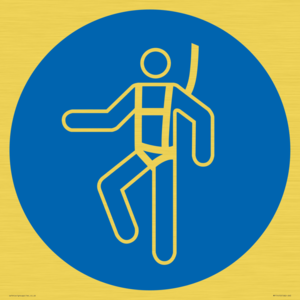 MP11410: Mandatory: Wear a safety harness