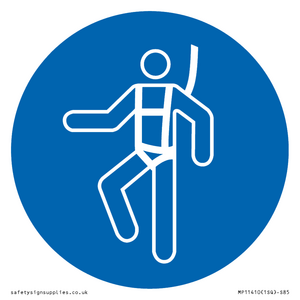 MP11410: Mandatory: Wear a safety harness