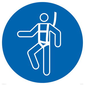 MP11410: Mandatory: Wear a safety harness
