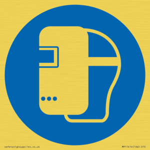 MP11414: Mandatory: Wear a welding mask