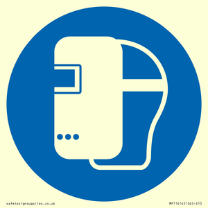 MP11414: Mandatory: Wear a welding mask