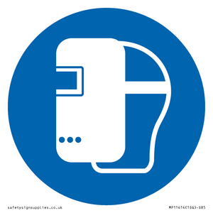 MP11414: Mandatory: Wear a welding mask