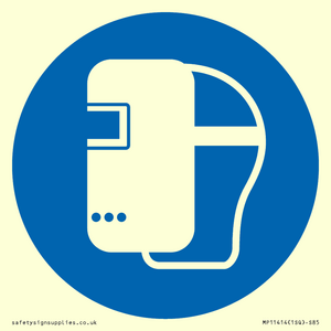 MP11414: Mandatory: Wear a welding mask