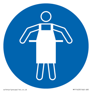 MP11423: Mandatory: Use protective apron