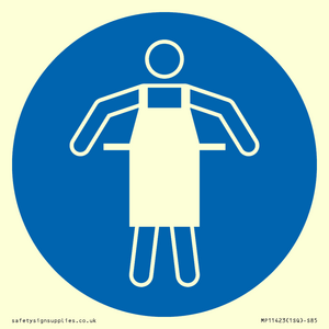 MP11423: Mandatory: Use protective apron