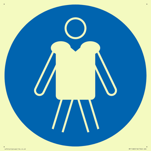 MP11480: Mandatory: Wear personal flotation devices