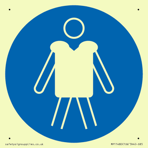 MP11480: Mandatory: Wear personal flotation devices