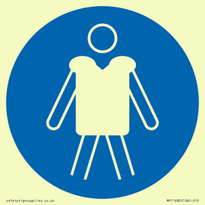 MP11480: Mandatory: Wear personal flotation devices