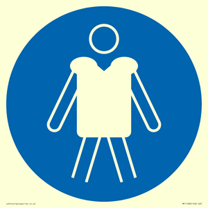 MP11480: Mandatory: Wear personal flotation devices