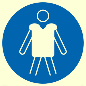 MP11480: Mandatory: Wear personal flotation devices