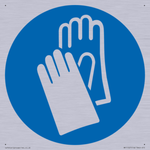 MP11507: Custom Mandatory: Wear protective gloves