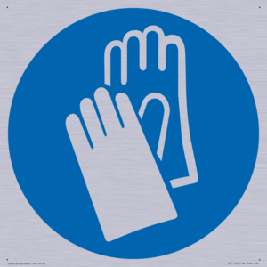 MP11507: Custom Mandatory: Wear protective gloves