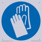MP11507: Custom Mandatory: Wear protective gloves