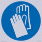 MP11507: Custom Mandatory: Wear protective gloves