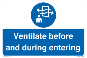 MP12650: Ventilate before and during entering