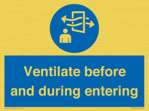 MP12650: Ventilate before and during entering