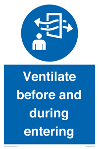 MP12650: Ventilate before and during entering