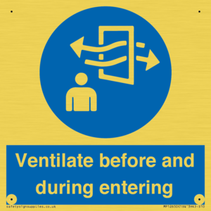 MP12650: Ventilate before and during entering