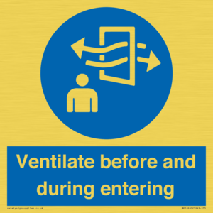 MP12650: Ventilate before and during entering