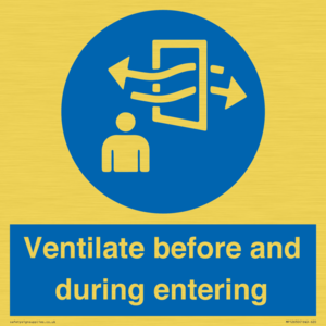 MP12650: Ventilate before and during entering