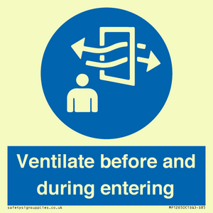 MP12650: Ventilate before and during entering