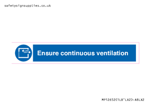 MP12652: Ensure continuous ventilation