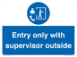 MP12654: Entry only with supervisor outside