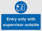 MP12654: Entry only with supervisor outside