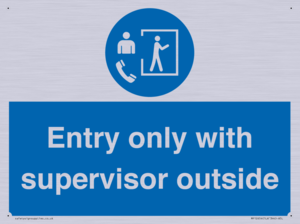 MP12654: Entry only with supervisor outside