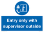 MP12654: Entry only with supervisor outside