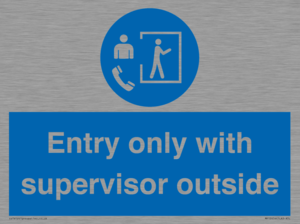 MP12654: Entry only with supervisor outside