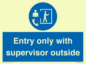 MP12654: Entry only with supervisor outside