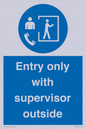 MP12654: Entry only with supervisor outside