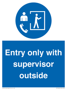 MP12654: Entry only with supervisor outside