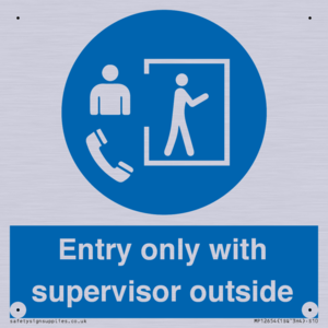 MP12654: Entry only with supervisor outside