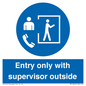 MP12654: Entry only with supervisor outside