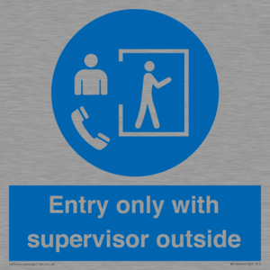 MP12654: Entry only with supervisor outside