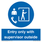 MP12654: Entry only with supervisor outside