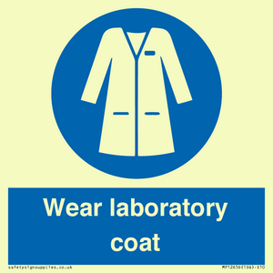 MP12656: Wear laboratory coat