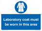 MP12660: Laboratory coat must be worn in this area