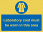 MP12660: Laboratory coat must be worn in this area