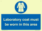 MP12660: Laboratory coat must be worn in this area