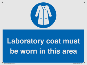 MP12660: Laboratory coat must be worn in this area