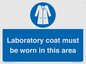 MP12660: Laboratory coat must be worn in this area