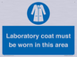MP12660: Laboratory coat must be worn in this area